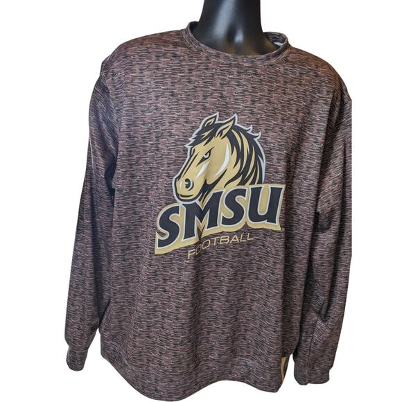 SMSU Southwest Minnesota Mustangs Football Crewneck Pullover Sweatshirt Mens XL - Picture 8 of 16